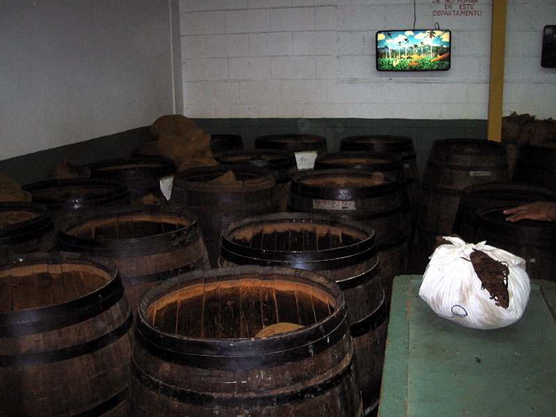 Cognac barrels